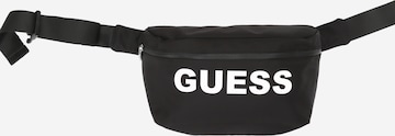 GUESS - Bolsa de cintura em preto: frente