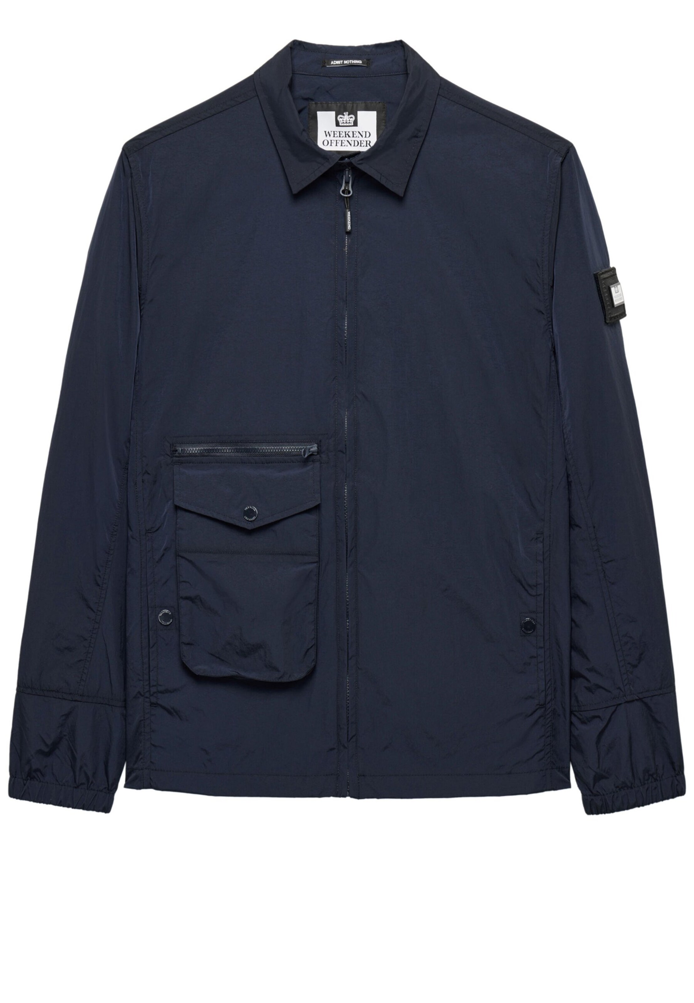 Veste mi-saison 'Vinnie Pocket' Weekend Offender en bleu : devant