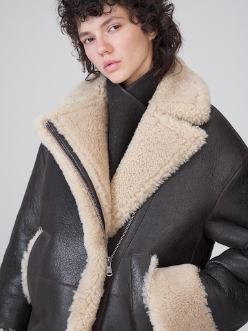 VESPUCCI BY VSP Winter Coat 'Eleonore' in Brown