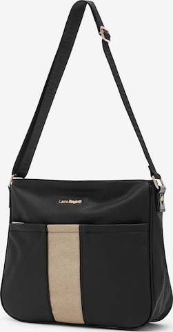 Borsa a tracolla 'Gillman 3' di Laura Biagiotti in nero: frontale