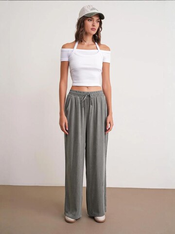 Wide leg Pantaloni di MixRay in verde