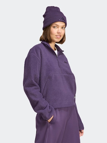 Hanorac sport 'FLEECE' de la ADIDAS SPORTSWEAR pe mov: față