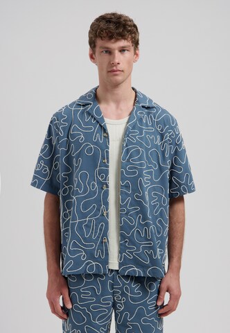 Dstrezzed Comfort fit Overhemd 'Leo' in Blauw