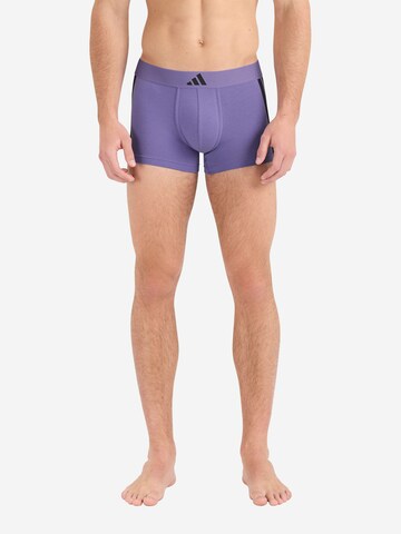 ADIDAS SPORTSWEAR Boxershorts ' Active Flex Cotton 3 Stripes ' in Lila: voorkant