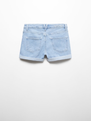 MANGO KIDS Regular Shorts 'CHIP' in Blau