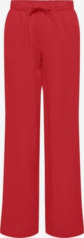 ONLY Wide leg Trousers 'ONLCaro' in Red: front