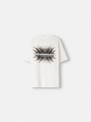 Bershka T-Shirt in Weiß