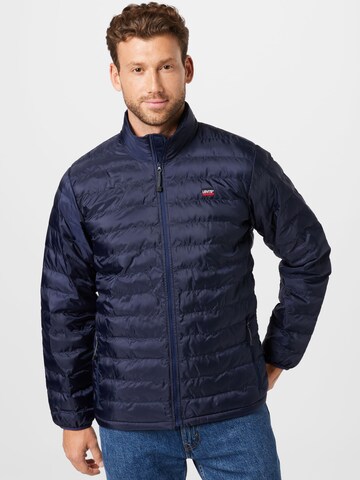 LEVI'S ® Regular fit Winterjas 'Presidio' in Blauw: voorkant