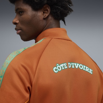 PUMA Trainingsjacke 'Elfenbeinküste King Anthem' in Braun