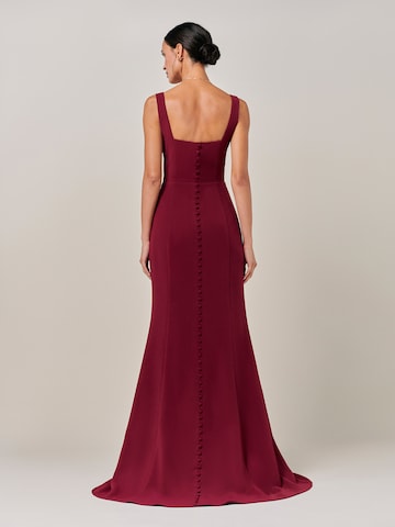 BWLDR Kleid in Rot: Rückseite