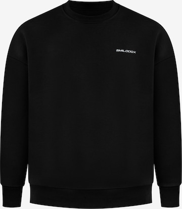 Smilodox Sweatshirt in Black: front