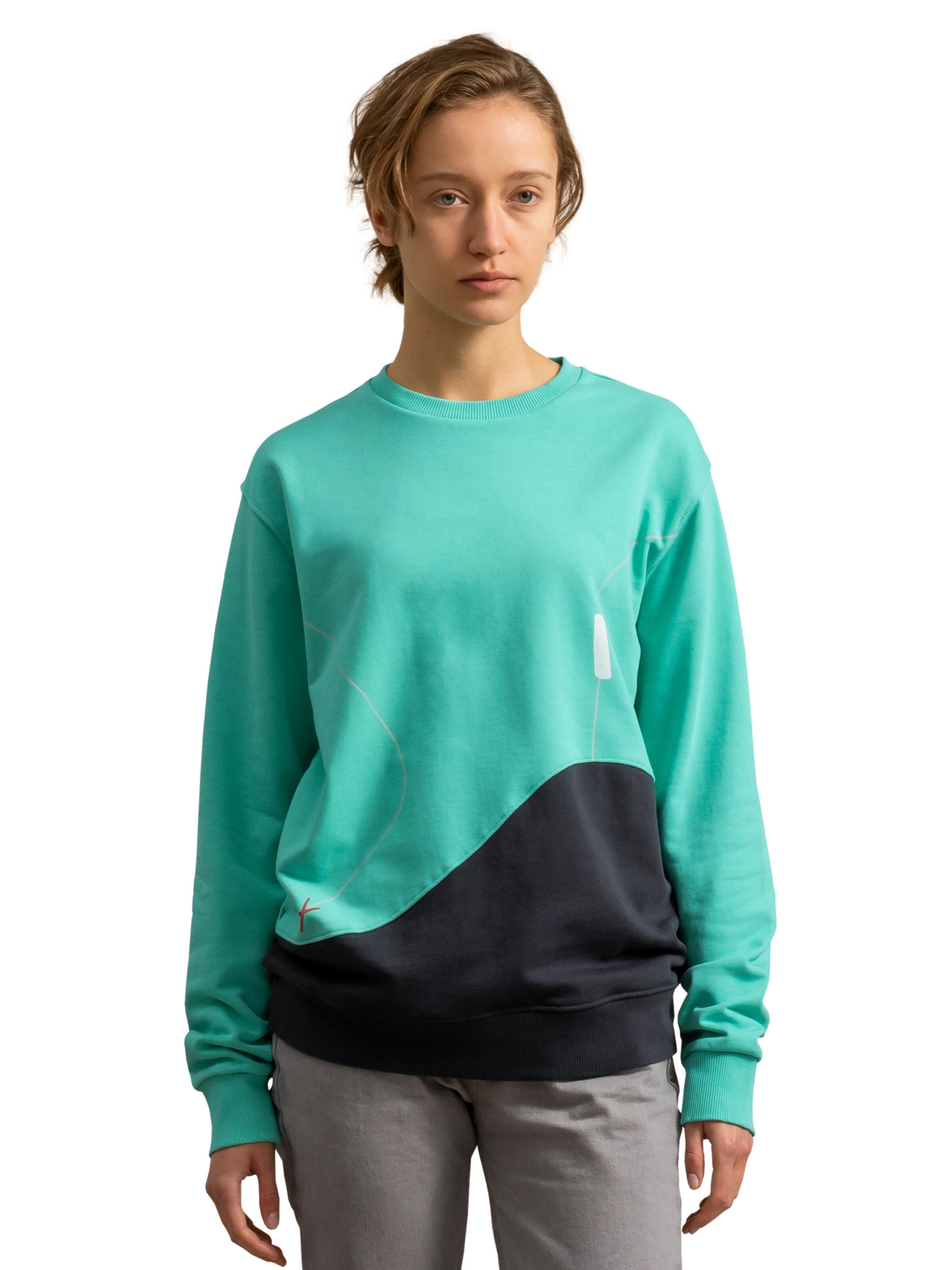 Kaft Sweatshirt 'Flowinga' in Groen