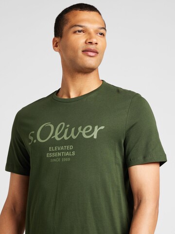 T-Shirt s.Oliver en vert