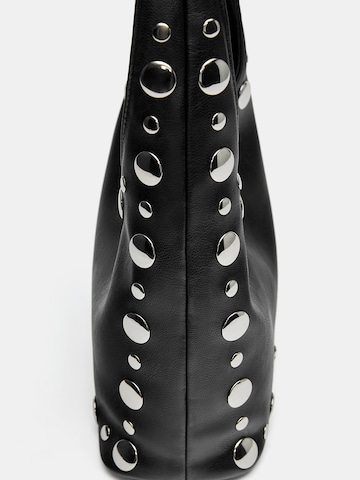 Sac bandoulière 'TACHAS' Pull&Bear en noir