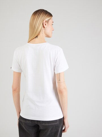 Tricou de la ALPHA INDUSTRIES pe alb