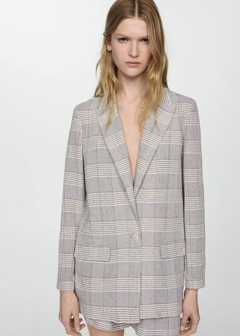 MANGO Blazer 'Elevivo' in Grau: predná strana