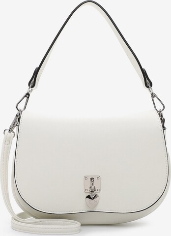 Emily & Noah Shoulder Bag ' Birte ' in White: front