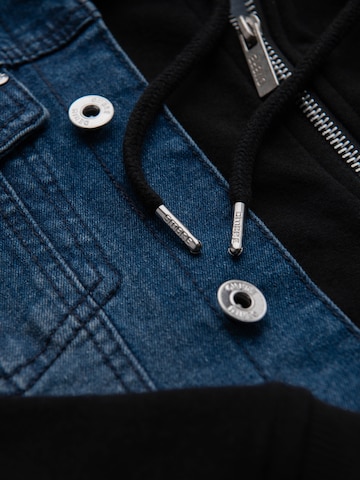 Ombre Tussenjas in Blauw