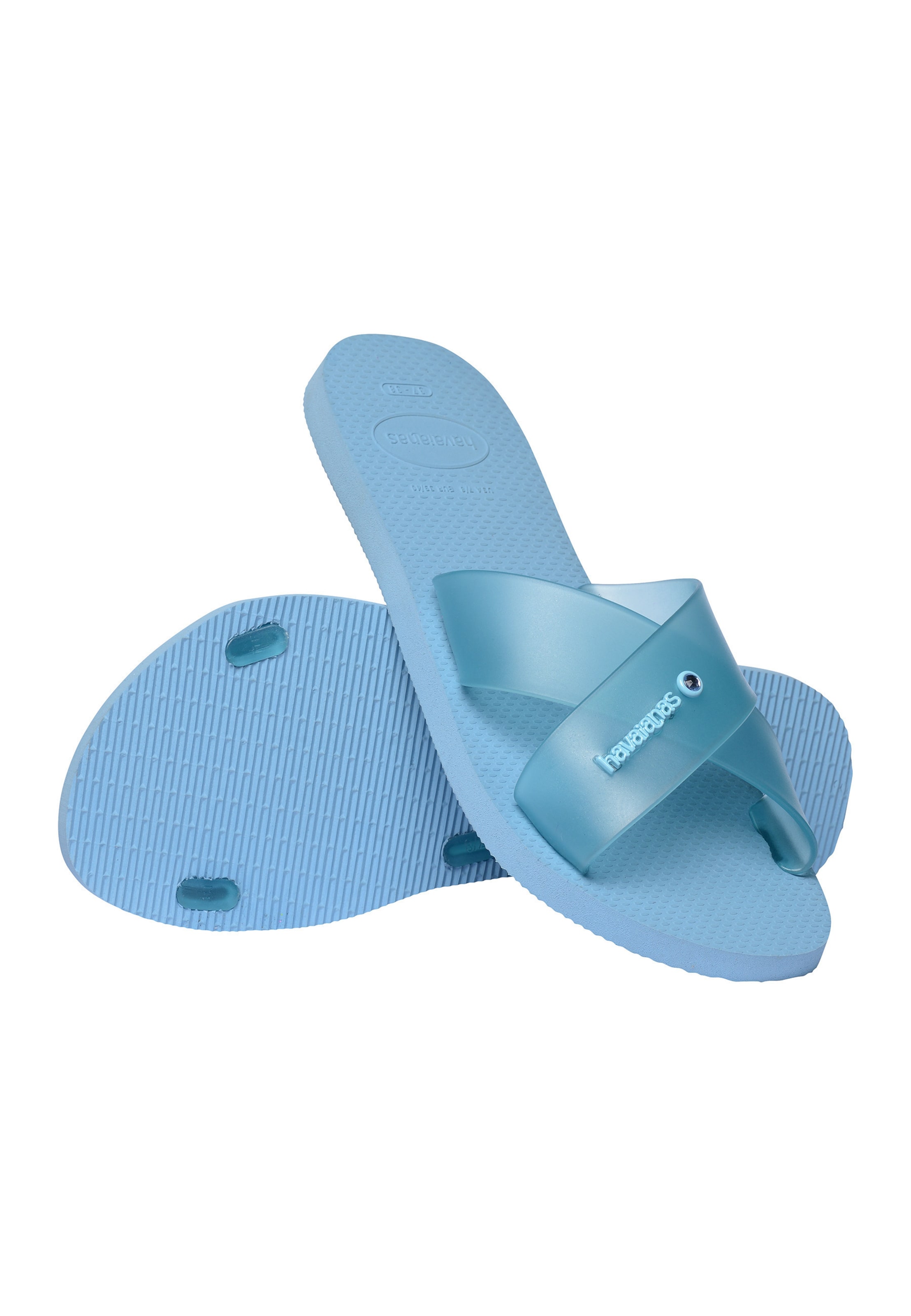 HAVAIANAS Mule 'Aqua Jelly' in Blue