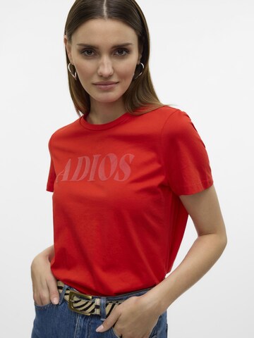 VERO MODA Särk 'JESSY', värv punane