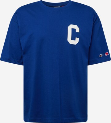 T-Shirt Champion Authentic Athletic Apparel en bleu : devant