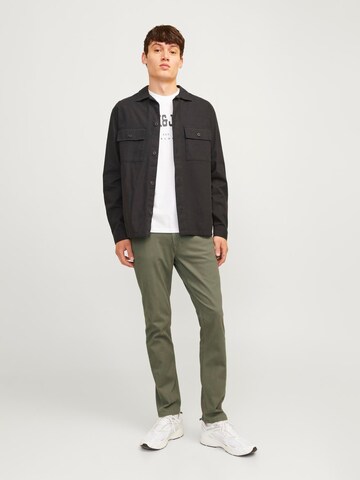 JACK & JONES Slim fit Pants 'JPSTGLENN JJORIGINAL' in Green