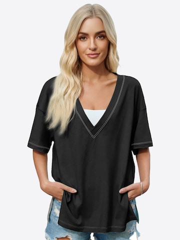 T-shirt oversize Imily Bela en noir : devant