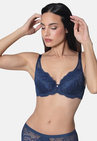 Soutien-gorge 'Winter Desire' sassa en bleu : devant