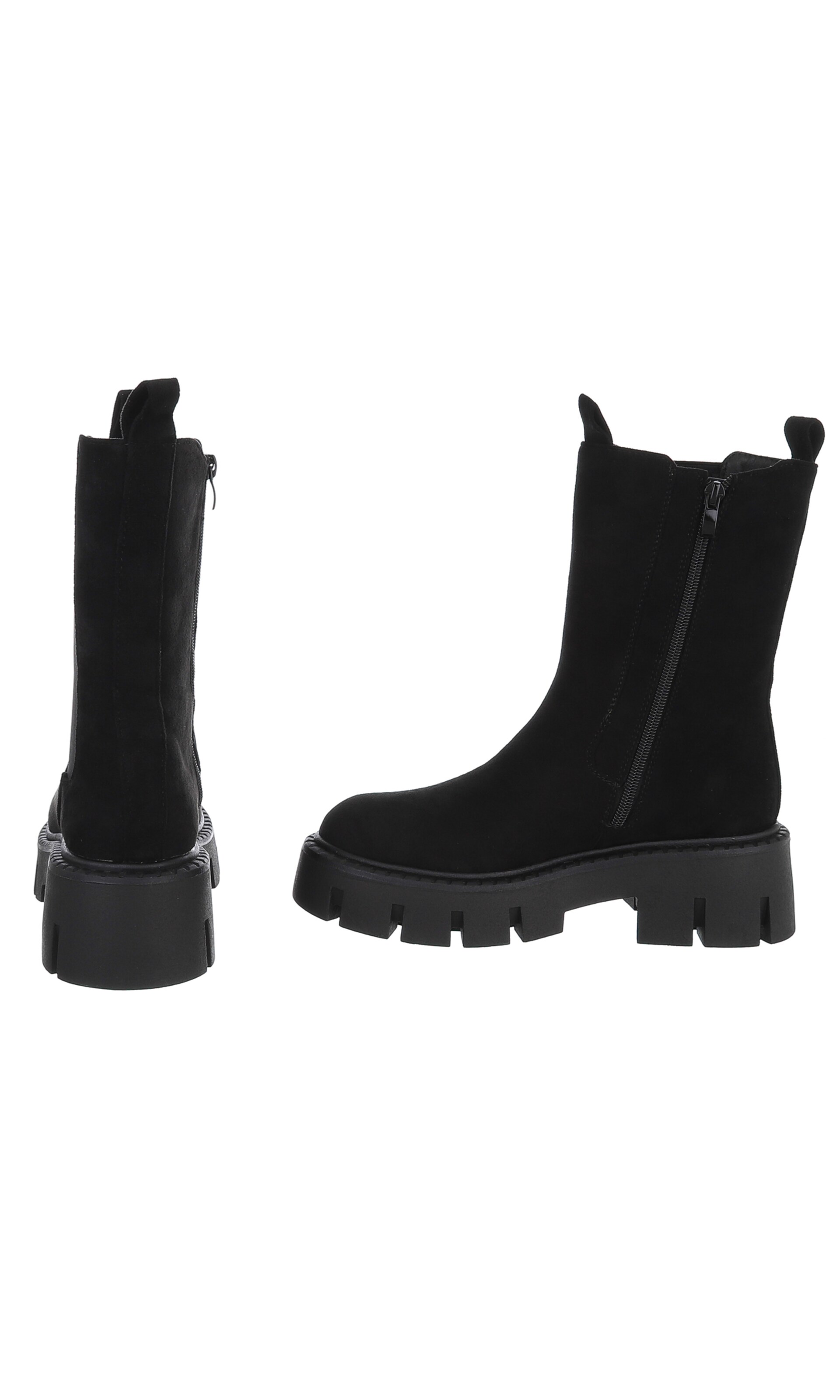 Ital-Design Stiefelette in Schwarz