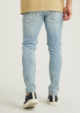 CHASIN' Slim fit Jeans 'Carter Bleach' in Blue