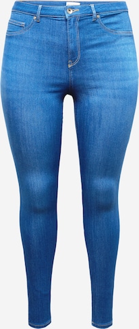 ONLY Carmakoma Skinny Jeans 'Storm' in Blauw: voorkant