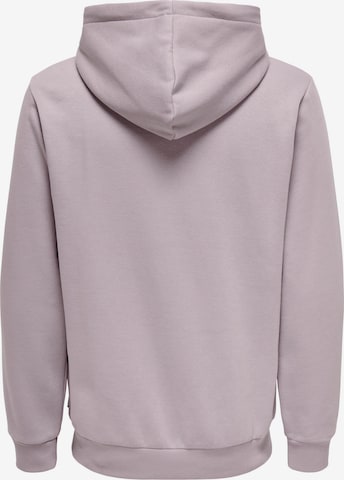 Only & Sons Regular fit Sweatshirt 'Ceres' in Lila
