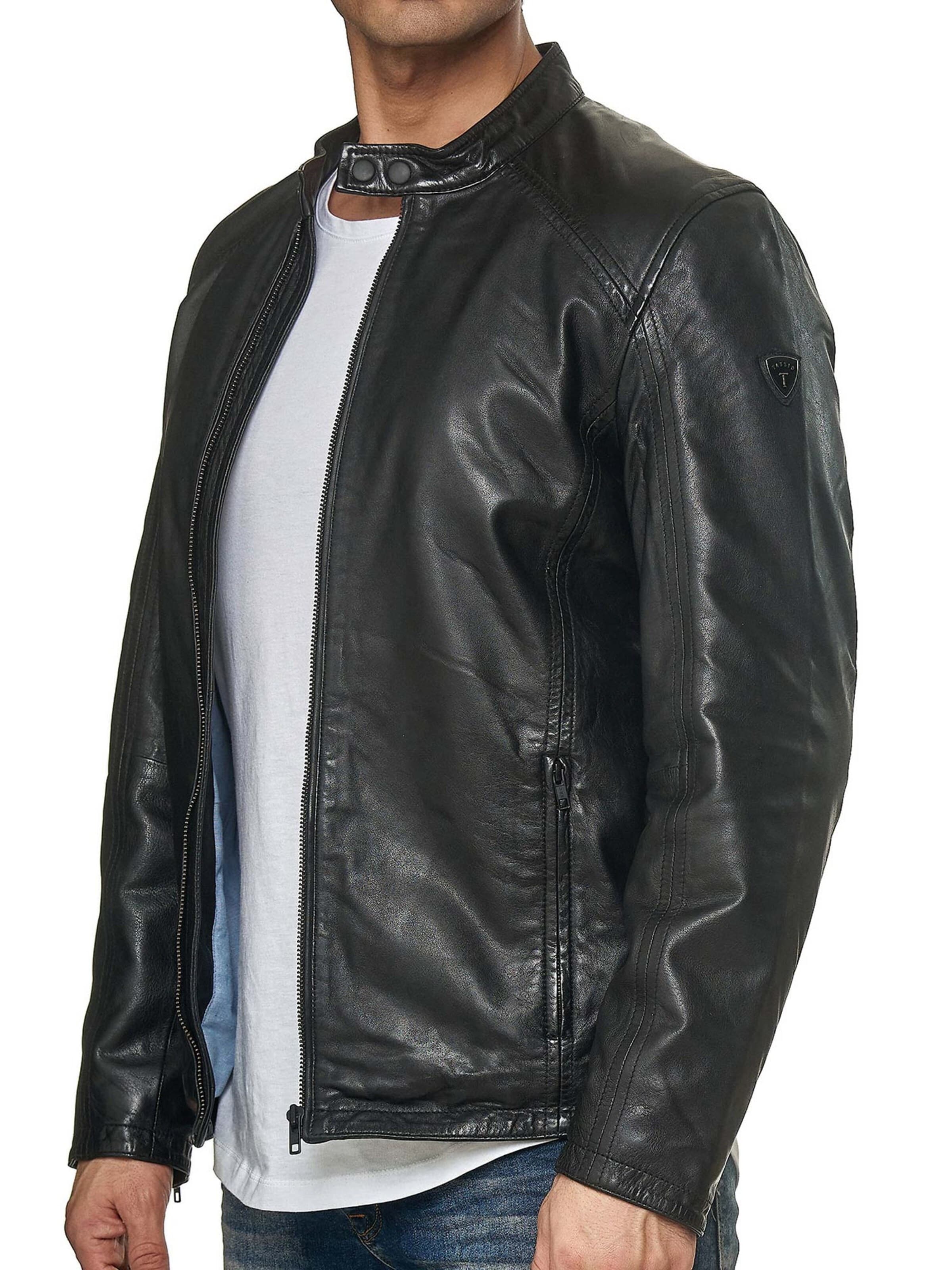 Tazzio Between-Season Jacket '19707' in Brown