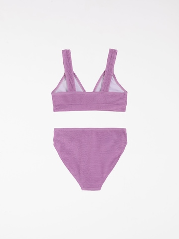 Triunghi Costum de baie două piese de la Lipsy pe mov