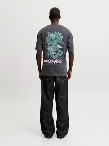 JACK & JONES Tričko 'JORGOJU' – šedá