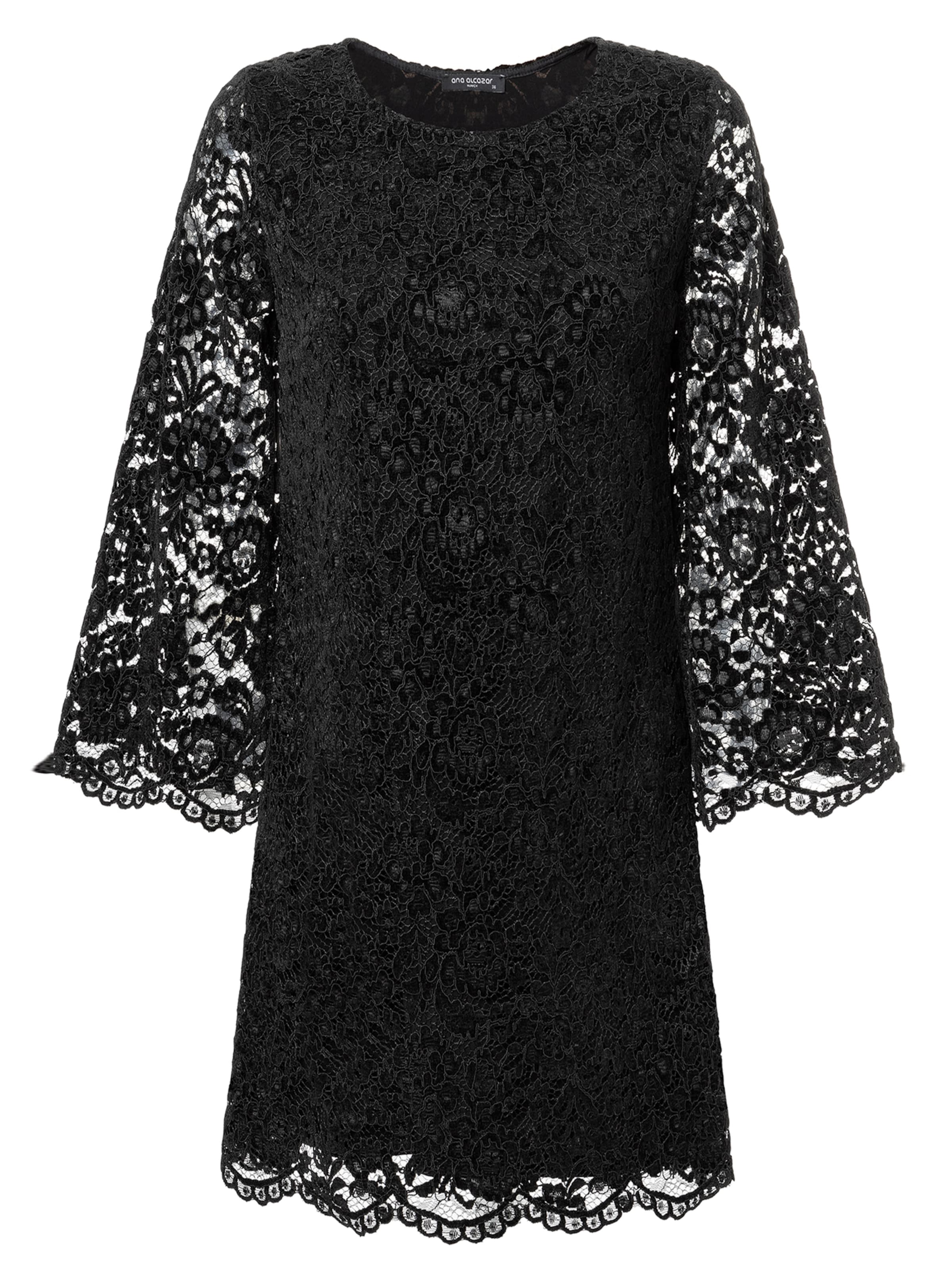 Ana Alcazar Abendkleid 'Sahea' in Schwarz: Vorderseite