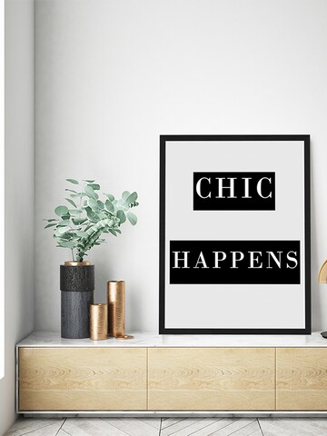 Liv Corday Image 'Chic Happens' in Black