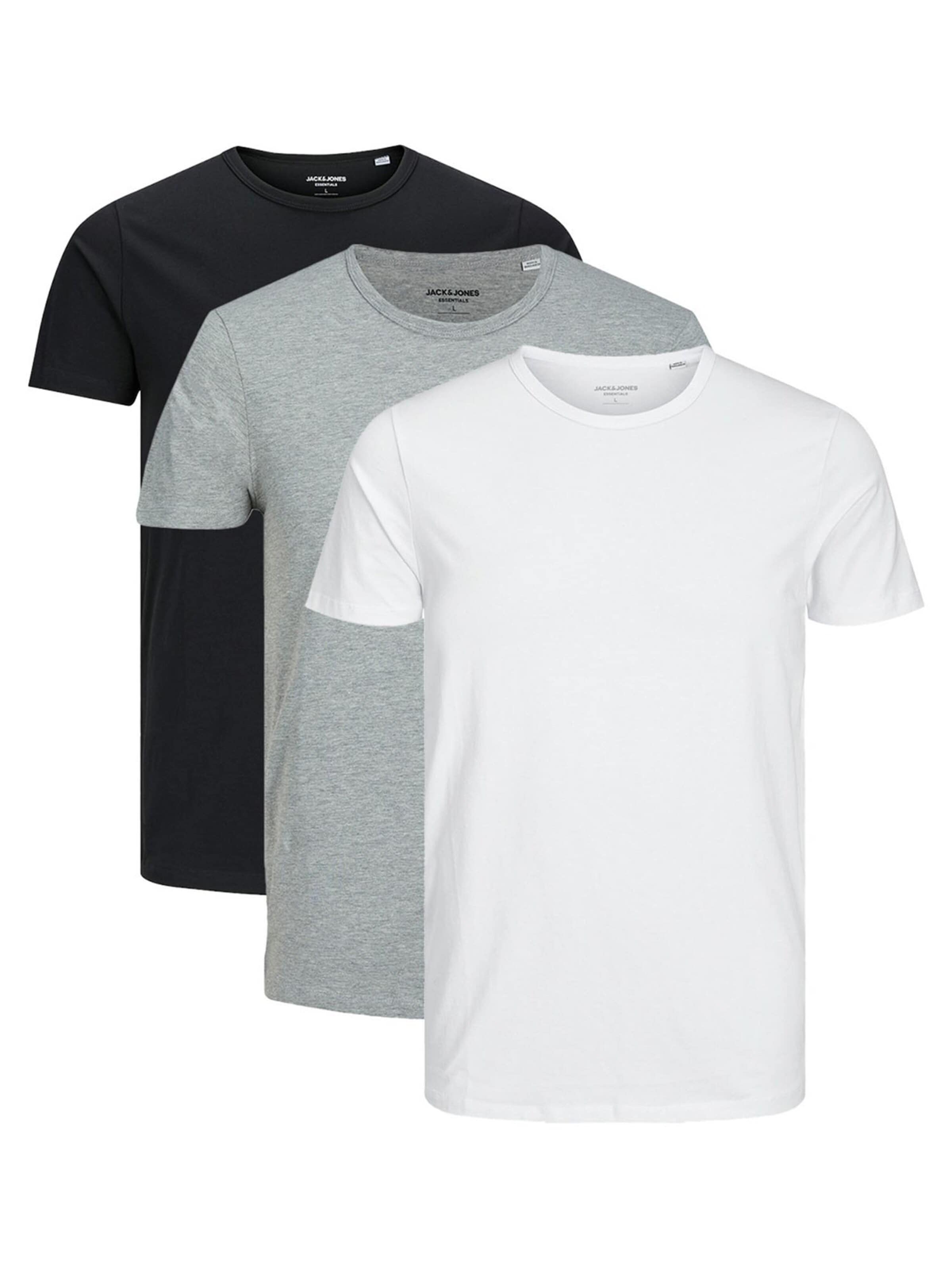 JACK & JONES Shirt 'Basic' in Wit: voorkant