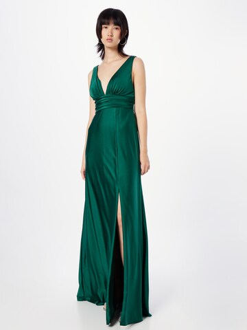 STAR NIGHT Evening Dress in Green: front