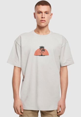 T-Shirt 'Summer - Beach' Merchcode en gris : devant