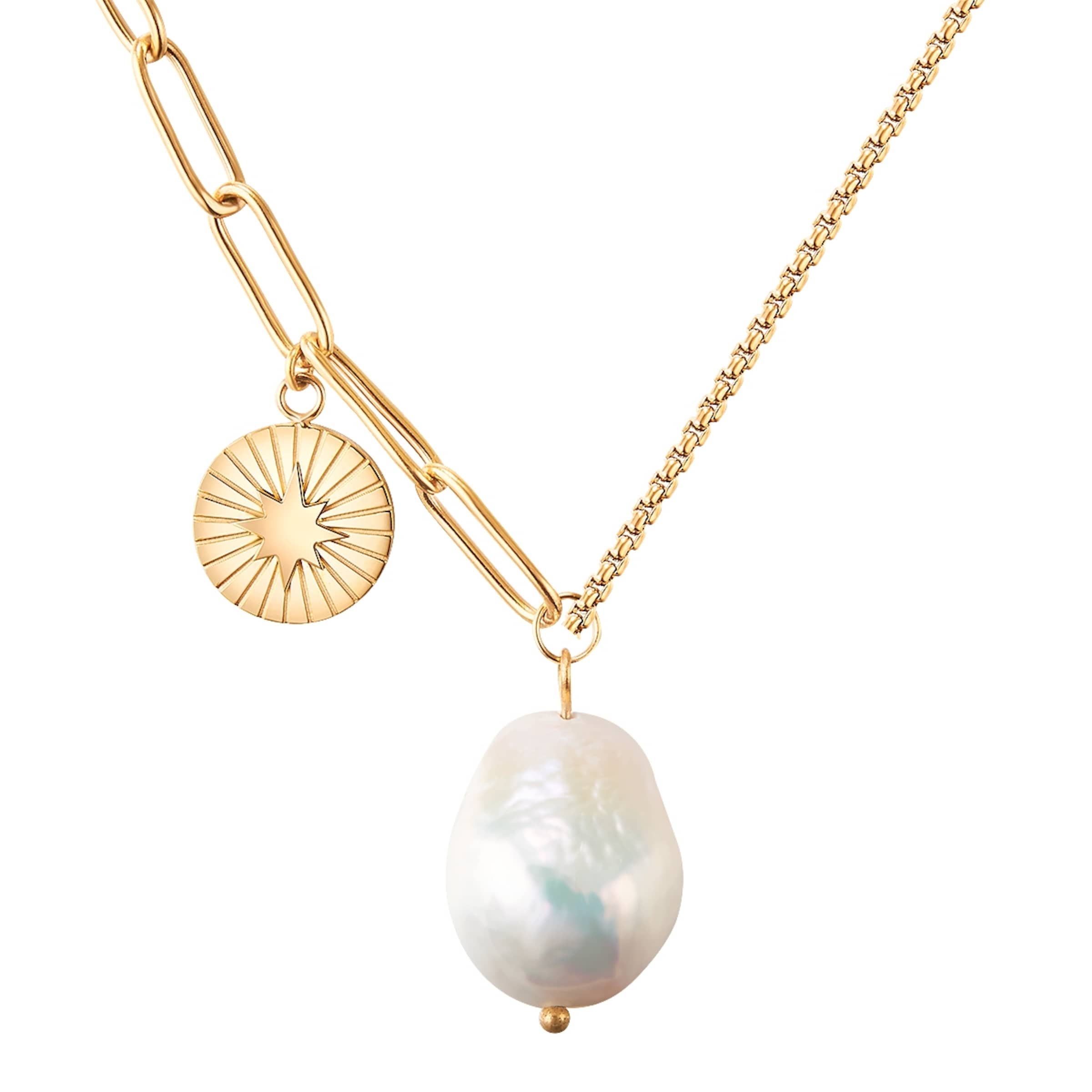 Chaîne Valero Pearls en or : devant