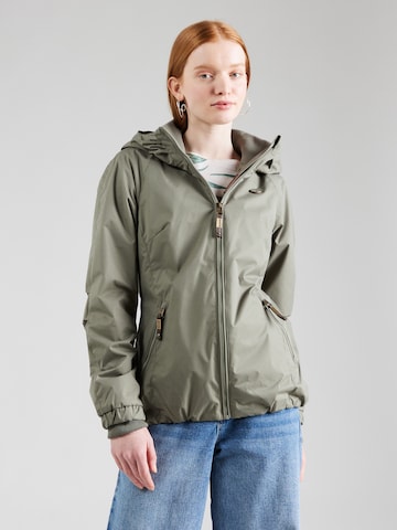 Ragwear Between-season jacket 'Dizzie' in Green: front