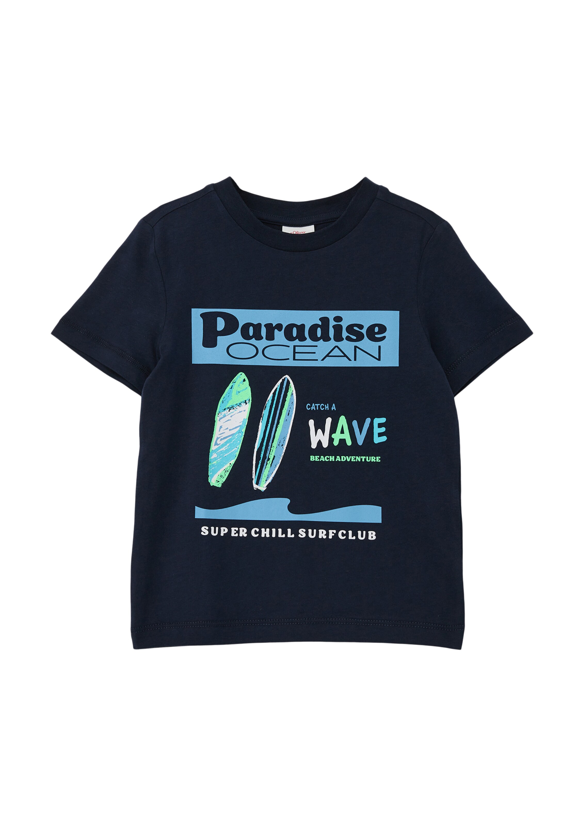 s.Oliver Shirt in Blauw: voorkant