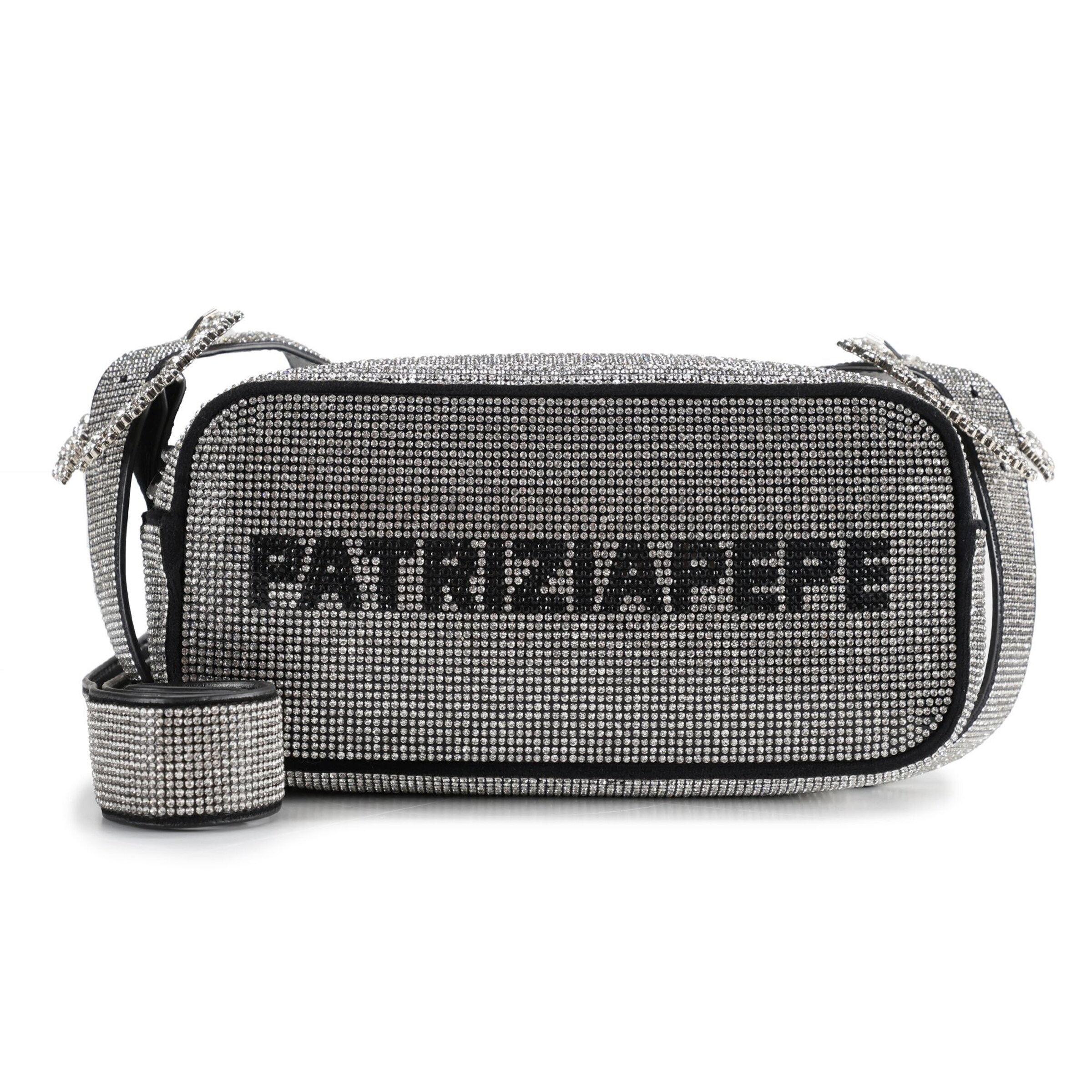 PATRIZIA PEPE Crossbody Bag in Silver: front