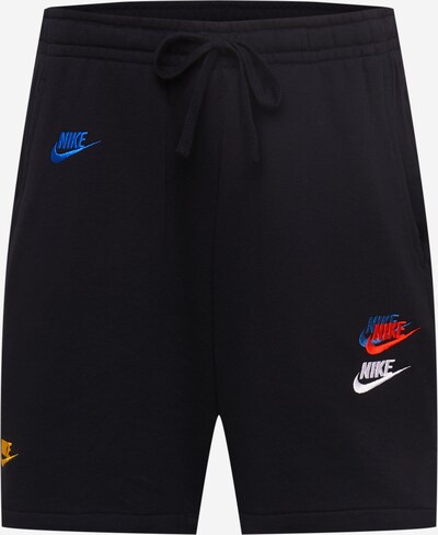 Nike Sportswear Hlače u nebesko plava / zlatno žuta / narančasto crvena / crna / bijela, Pregled proizvoda