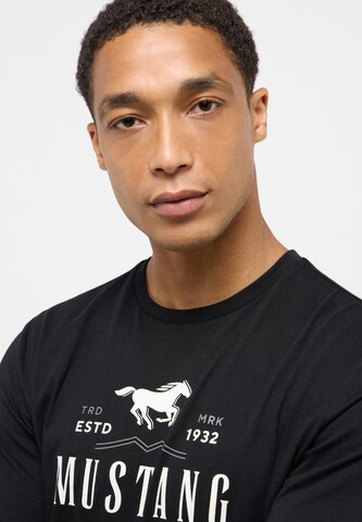 MUSTANG Shirt in Schwarz