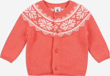 PETIT BATEAU Strickjacke in Orange: predná strana