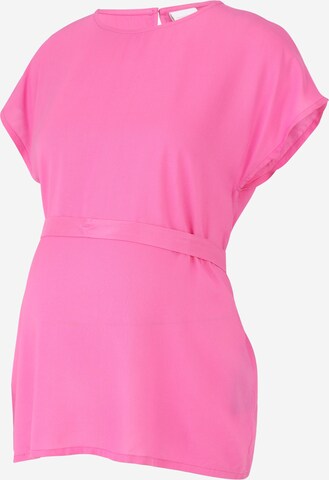 MAMALICIOUS Bluse 'MISTY' in Pink: predná strana