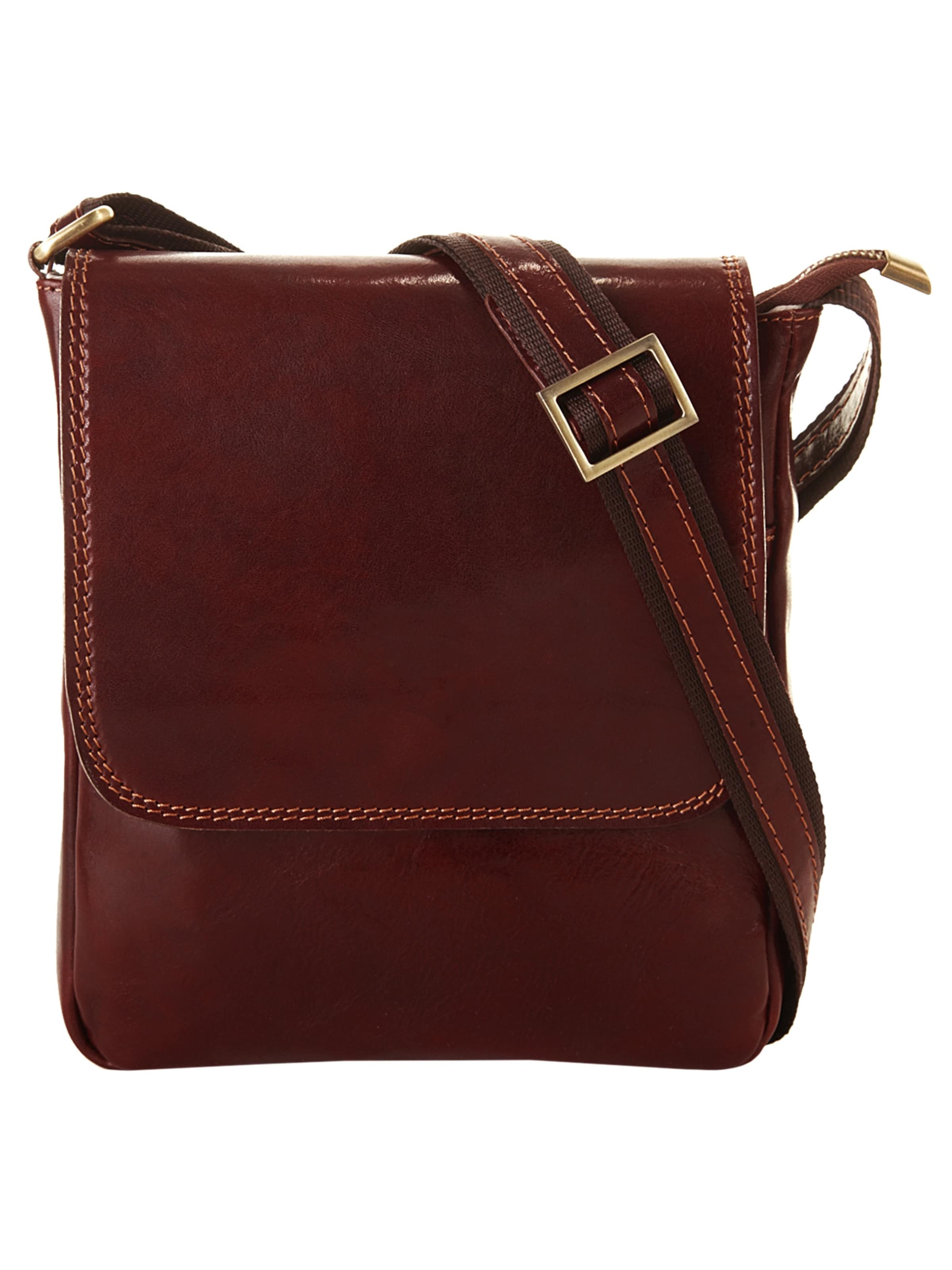 piké Crossbody Bag in Brown: front