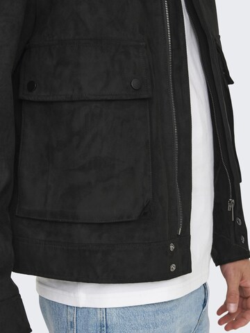 Giacca di mezza stagione 'ONSYUKI' di Only & Sons in nero